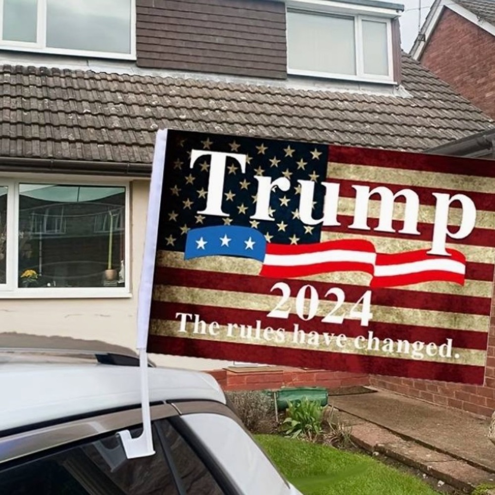 American Car Window Car Flag, Trump 2024, Trump Return Flag $10.00 each